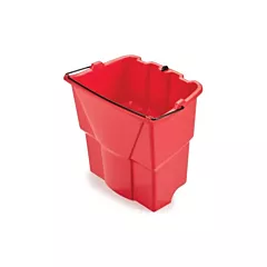 Rubbermaid dirty water bucket for wavebrake combos, red, 18