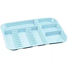 Divided Size B Set Up Tray - Blue, each