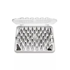 Ateco pastry / cake decorating tip / tube set, 55 pieces - 7