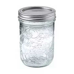 Bernardin 500 ml Wide Mouth Mason Jar Glass 12 /Case