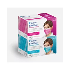 Medicom SafeMask Master Series Earloop Mask Level 2, 50/box