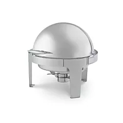 Vollrath Value Series Economy Roll-Top Chafer, Round, 7 qt -