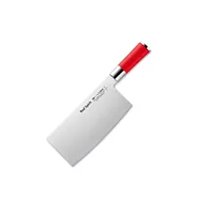 F. Dick Red Spirit Chinese Chef Knife Slicing, Red, 7