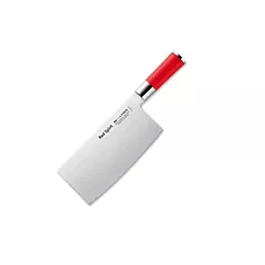 F. Dick Red Spirit Chinese Chef Knife Chopping, Red, 7