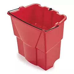Rubbermaid WaveBrake 18 Qt Dirty Water Bucket, Red(9C74)