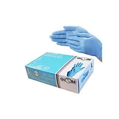 Globe Commercial Products 4 Mil Powder-free Nitrile Gloves,