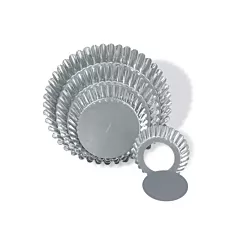 Browne quiche pan w/ removable bottom, 10