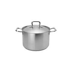Browne elements stainless steel stock pot, 8 qt - 5733908 (r