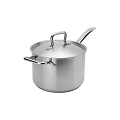 Browne elements stainless steel sauce pan, 7-3/5 qt - 573403