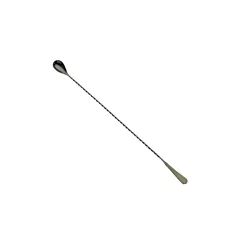Mercer Barfly Japanese Style Bar Spoon w/ Machined End, Blac