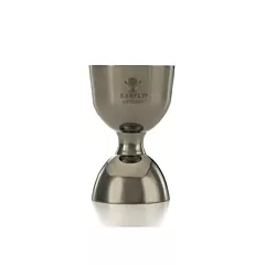 Mercer Barfly Heavy Duty Straight Rim Jigger, Black, 0.67 &