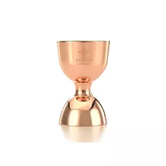 Mercer barfly heavy duty straight rim jigger, copper, 0.67 &