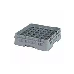 Cambro Camrack Glass Rack w/ Extender, 36 Compartments, Grey