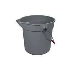 Rubbermaid brute bucket 10 quart 10-12 dia x 10-14 h - fg296