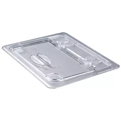 Cambro 20CWL135 1/2 Size Flip Lid Food Pan Cover, Clear