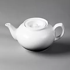 Cameo Imperial White 14 Oz Tea Pot 24 /Case