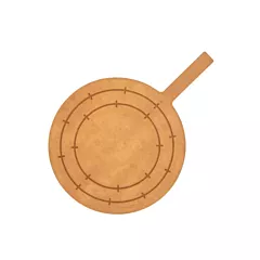 Signaturewares double-sided marked fibrewood pizza paddle, n