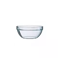 Arcoroc Stacking Salad Bowl, Clear, 39 oz 2DZ - 2150/10027