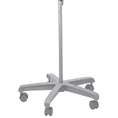 Conmed Telescopic Hyfrecator Mobile Stand , 5 Legged, Chrome, Installed Mounting Brackets