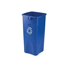 Rubbermaid Untouchable Square Recycling Container, 23 Gal, B