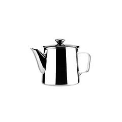 Browne Stainless Steel Teapot w/ Strainer, 12 oz - 515002 01