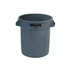 Rubbermaid brute container, gray, 10 gal - 152/fg261000gray