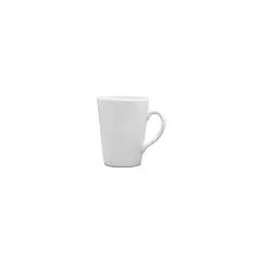 Continental Plain White 10 Oz Café Euro Mug 24 /Case