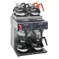 Bunn Twin Automatic Coffee Brewer with 6 Warmers, 240 Cups /Hour - CWTF(23400.6002)