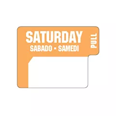 Ecolab duralabel day sticker, saturday - 90060095 240/900600