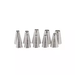 Ateco 10 piece plain tube set - 810 1392/810