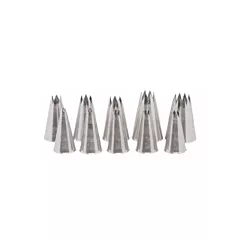 Ateco 10 piece star tube set - 830 1392/830