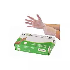 Globe Commercial Products 4 Mil Powder-Free Vinyl Gloves 100