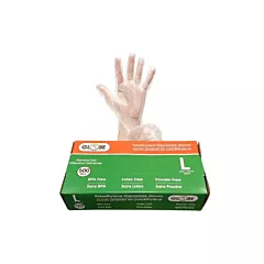Globe Commercial Products Powder Free Disposable Polyethylen