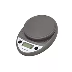 San Jamar Round Escali Digital Scale, Metallic, 11 lb x 0.1