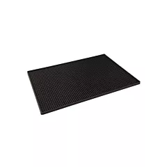 Browne rectangular bar mat, noir, 18