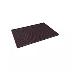 Browne rectangular bar mat, brown, 18