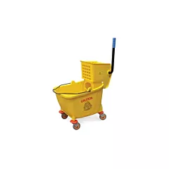 Slice Craft Single Bucket Mop Wringer with 32 Litre Capacity, Yellow(OM24413)