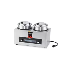 Vollrath Cayenne Counter Top Twin Well Rethermalizer, 120V,