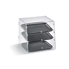 Vollrath Slant Front Counter Top Display Case w/ Rear Door,