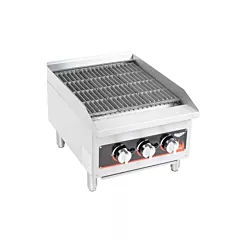 Vollrath cayenne countertop radiant charbroiler, 3 burners,