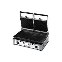 Eurodib ribbed double panini grill - pdr3000 220 (rfs582/pdr