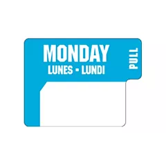 Ecolab duralabel day sticker, monday - 90060090 240/90060090