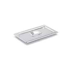 Vollrath super pan v s/s steam table pan cover, 1/4 size - 7