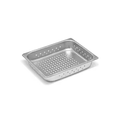 Vollrath super pan v food pan, perforated, 1/2 size - 30223