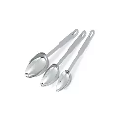 Vollrath measuring scoop / cup set of 3 1/8, 1/4, 1/2 - 4705