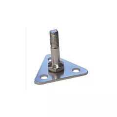 Nella Foot Plate for Wire Chrome and Epoxy Shelving