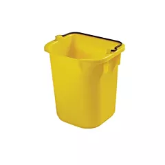 Rubbermaid Heavy Duty Executive Pail, Yellow, 5 qt - 1857374