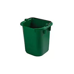 Rubbermaid Heavy Duty Executive Pail, Green, 5 qt - 1857377