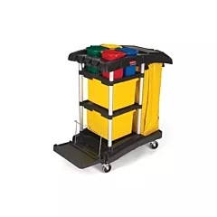 Rubbermaid Hygen Microfiber Cleaning Cart, 48-1/4