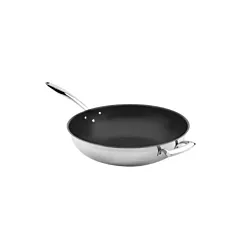 Browne thermalloy wok w/ excalibur non-stick finish, 5 qt, 1